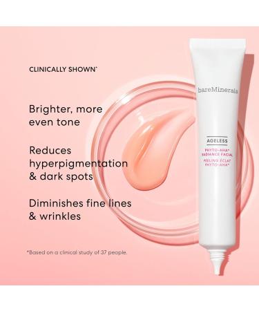 bareMinerals Ageless Phyto-AHA Radiance Facial | 3-in-1 Vegan Peel & Exfoliator for Glowing Skin - Shop Internationally - Buy Online on GoSupps.com
