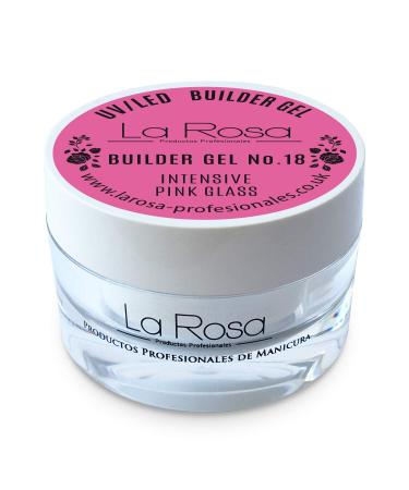 La Rosa - Builder Gel Intensive Pink Glass - pink assembly gel for UV lamps assembly gel for UV lamps - 30 ml assembly gel for nails UV/LED flexible and medium thick very good adhesive properties intensive pink glass bulder gel - Buy Online on GoSupps.com