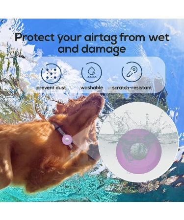 PKQtop Protective Cover for Apple Airtag - Durable Silicone Case for Dog Collars & School Bags - Anti-Lost Purple Locator Protection - Buy Online on GoSupps.com