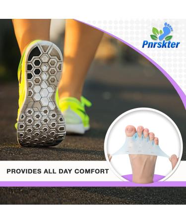 Toe Spacers & Metatarsal Pads (6PCS) - Relief for Bunion Pain Plantar Fasciitis & More - Breathable Gel Ball of Foot Cushions - Buy Online on GoSupps.com