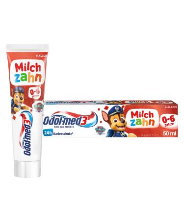 Odol-med3 milk tooth toothpaste toothpaste for children from 0 to 6 years developed by dental experts for healthy milk teeth 50ml