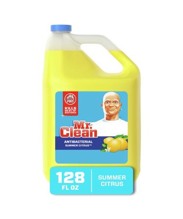 Mr. Clean Multi-Surfaces 128 Fluid Ounce Bottle Summer Citrus 128 Fl Oz (Pack of 1)