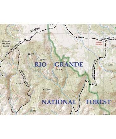 La Garita Wilderness Topographic Hiking Map - Colorado Trail Maps 2019 - Buy Online on GoSupps.com