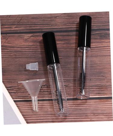 FOYTOKI 10pcs Mascara Bottle Empty Mascara Tube for oil Eyelash Tubes Vials Bottle Clear Black 1 g (Pack of 1) Black - Buy Online on GoSupps.com