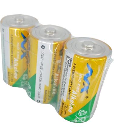 Buy FixtureDisplays FDS C Battery 1.5V - Daily Alkaline 3PK - Non-Rechargeable | International Shipping Available - Buy Online on GoSupps.com