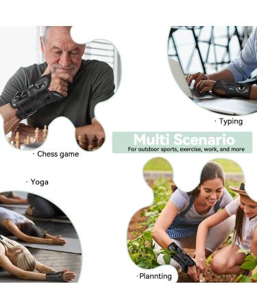 Wrist Brace for Carpal Tunnel Relief | Adjustable Support Splint for Tendonitis Arthritis & Injuries - Left & Right Hand - Buy Online on GoSupps.com