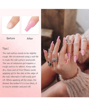 VANREESA Poly Nail Gel Kit - 12 Colors Nail Extension Set for DIY Manicures | Professional Starter Kit for Women - Colorful Flowers - Buy Online on GoSupps.com