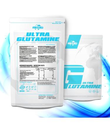 BWG 100% L-Glutamin Ultrapure Pulver - Hochdosiert Premium-Qualit t f r Muskelaufbau Krafttraining & Bodybuilding (1 x 500g) - Buy Online on GoSupps.com