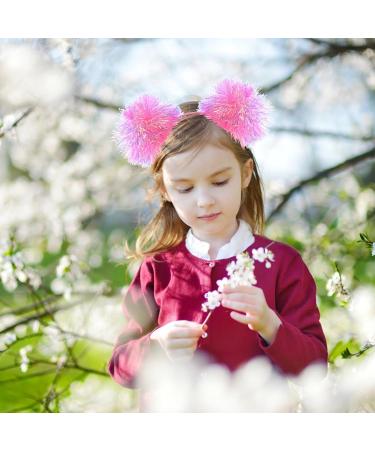 minkissy Pom Pom Headband Pom Pom Head Bopper Pom Party Headband Tinsel Headband Pompom Ball Headband for Women Girls Pink - Buy Online on GoSupps.com