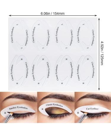 Quick Eyeliner & Eyeshadow Stencils - 128 Pieces Cat Eye Makeup Tool & Winged Eyeliner Tape - Buy Online on GoSupps.com