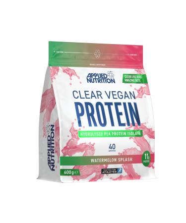 Applied Nutrition Clear Vegan Protein - Hydrolysed Pea Protein Isolate Vegan Protein Powder (Watermelon) (600g - 40 Servings)