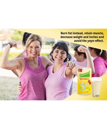 Almased Meal Replacement Shake - Low-Glycemic High Plant Protein Powder - Original Flavor - 2 Pack 17.6 oz - Nutritional Weight Support Supplement - Buy Online on GoSupps.com