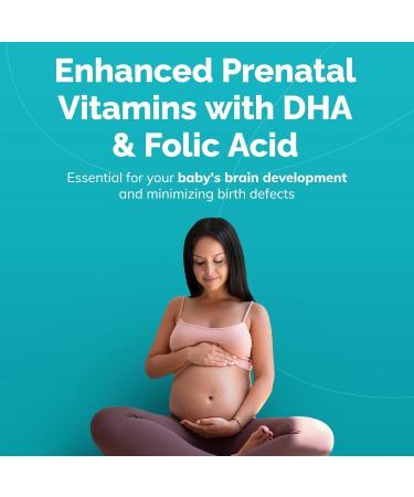 Conceive Plus Prenatal Vitamins for Women Supplement - Multivitamin With Folic Acid for Pregnancy Vegan Choline Iron - Pre Natal Vitamins DHA Non GMO - Maternity Vitamin for Brain & Eye 60 Capsules - Buy Online on GoSupps.com