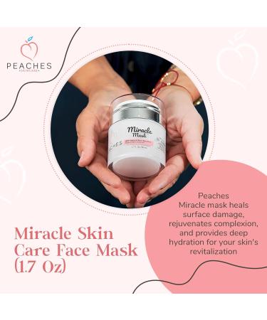 Miracle Skin Facial Mask 1.7 Oz - Hydrating Face Masks with Beeswax Avocado Oil & Pumpkin - Exfoliate & Revitalize Your Skin - Buy Online on GoSupps.com