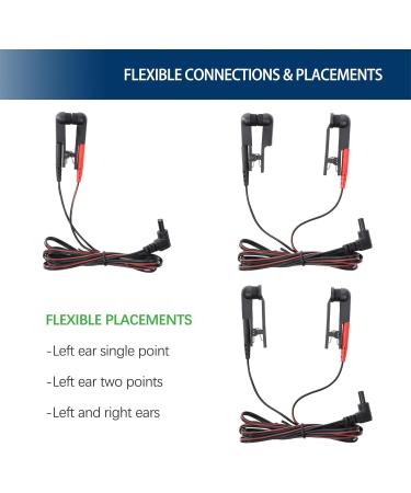 Biothm TENS Ear Clips - For Vagus Nerve Stimulation - Dual Silicone Electrodes - Buy Online on GoSupps.com