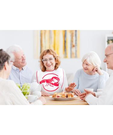 Classic BIB Designs Essl tchen for Adults - Washable Reusable Lobster Plate & Crumbly Compartment - Unisex Clothing Protection - Buy Online on GoSupps.com