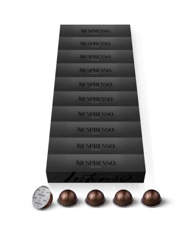 Nespresso Nespresso Vertuo 100 Intenso Coffee Capsules Intensity 9 For 230ml Mugs (10 packs of 10)