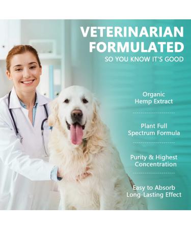 Max Potency Hemp Oil for Dogs and Cats with Omega 3-6-9 Fatty Acids - Supports Hip, Joint, and Skin Health - Organic, Non-GMO, Made in USA 1-Pack - Buy Online on GoSupps.com