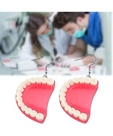BAUNA Dental Teeth Earrings Funny 3D Tooth Model Medical Hygienist Dentist Gift for Dental Assistant (Dental Teeth Earrings) - Buy Online on GoSupps.com