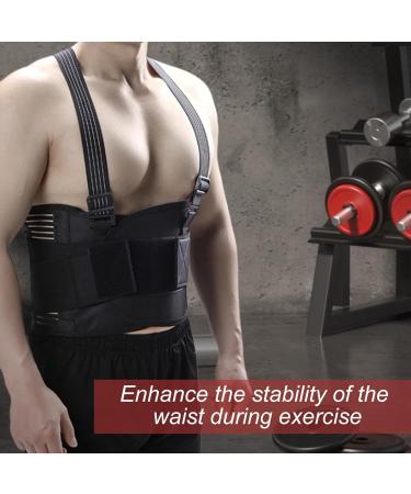 Work Back Brace - Elastic Back Brace For Lower Back - Lower Back Brace Posture Corrector Protector All-Round Waist Protection M - Buy Online on GoSupps.com