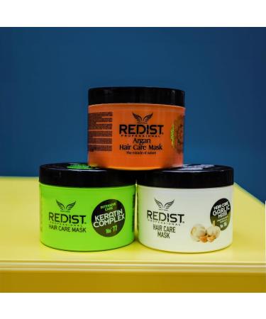 Redist Garlic Hair Care Mask 500ml | Intensive Repairing Treatment for Dry Damaged Hair | Nourishing Garlic Hair Mask for Optimal Hydration - Buy Online on GoSupps.com