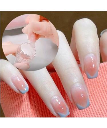 Clear Silicone Jelly Stamper Double Sided Nail Art Stamper Transparent Nail Stamp Scraper Nail Art Jelly Stamper Manicure Silicone Nail Stamper French Tip with Scraper for Nails Manicure Tools - Buy Online on GoSupps.com