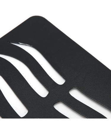 Eyebrow Lip Shape Stencils Kit Iron Design 7 Brow Shapes & 1 Lip Template Reusable Suitable for Men and Women for Eyebrow and Lip Design - Buy Online on GoSupps.com