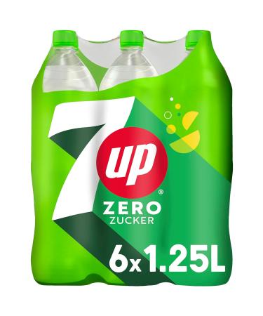 7UP Zero Sugar-Free Lemonade - Refreshing Lemon & Lime Flavor Eco-Friendly 100% Recycled Bottles (6 x 1.25L) - Buy Internationally - Buy Online on GoSupps.com
