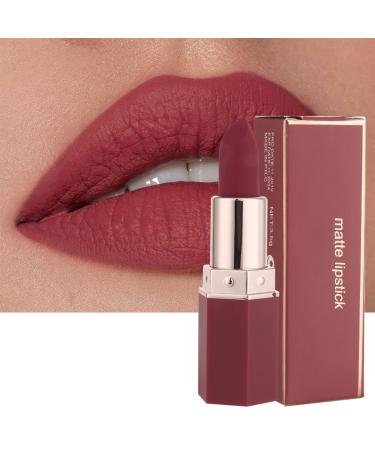 Lipstick Matte Lipsticks For Women Long Lasting Red Lipstick Waterproof Sweatproof Natural Nude Moisturizing Hydrating High Pigmented Smooth Velvet Texture Lip Stick Makeup Gift (05 Umber) - Buy Online on GoSupps.com