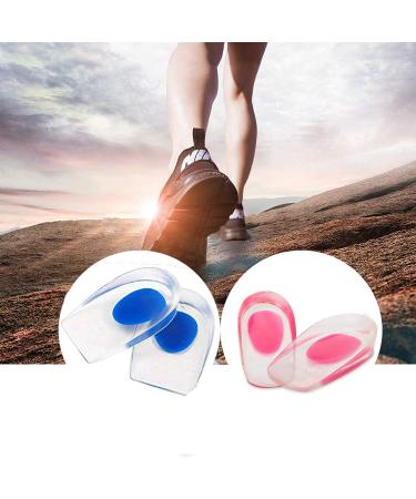 Siismi Gel Insoles for Men - 3 Pairs Heel Support & Achilles Tendon Relief - Plantar Fasciitis Heel Cup Pads - Buy Online on GoSupps.com