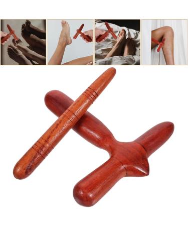 Gatuida 2-Piece Wooden Trigger Point Massage Tool Set for Foot Pain Relief | Acupressure & Reflexology Massage Tools - Buy Online on GoSupps.com