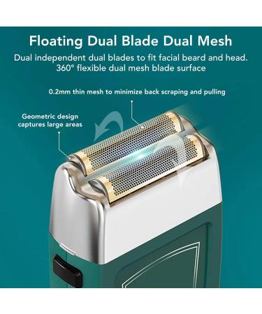 Electric Hair Cutter Multifunctional Portable High Speed Rechargeable Dual Floating Blade Hair Clipper and Trimmer for Home - Buy Online on GoSupps.com