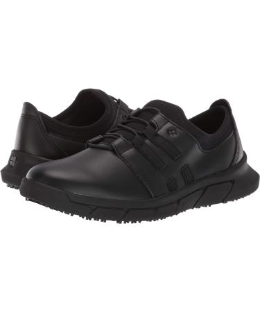 Shoes for Crews LILA Karina Women's Lightweight Work Shoes - Size 9 Black - Slip Resistant & Water Resistant - White and Black Colors - Buy Online on GoSupps.com