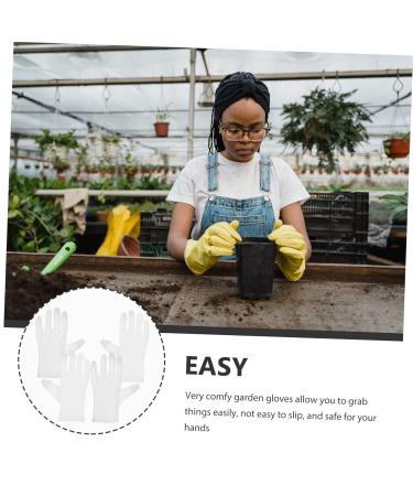 SOLUSTRE 2 Pairs White Touchscreen Touch Screen Glove for Gardening White Cleaning Mitt Work Durable Men and Women Thin Outdoor - Buy Online on GoSupps.com