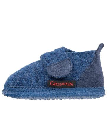 Giesswein Unisex Baby Unterstaufen Slippers 2 UK Child Blue Jeans