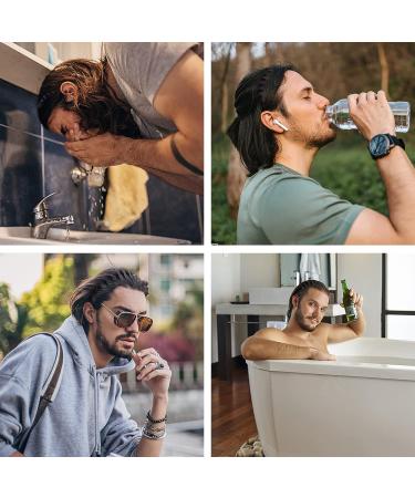 AMMON Metal Headband for Men and Women - Unisex Wavy Hair Band for Sports and Outdoor Activities - Non Slip Black - Buy Online on GoSupps.com