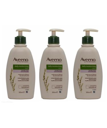 Multibuy Aveeno Lot de 3 lotions hydratantes quotidiennes l'ar me de lavande 300 ml