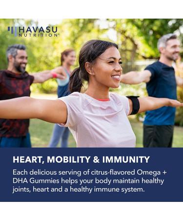 Omega 3-6-9 + DHA Vegetarian Gummies | Supports Brain, Joint, Heart, Eye & Immune System | Plant-Based & Delicious (Adult) - Buy Online on GoSupps.com