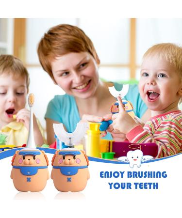 Kids U-Shaped Electric Toothbrush | 20x Better Cleaning | 5 Modes & 4 Brush Heads (2-12 Age) - Buy Online on GoSupps.com