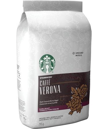 Starbucks Caff Verona Ground Coffee Dark Roast 793 Grams & Ground Coffee House Blend 793 Grams - Buy Online on GoSupps.com