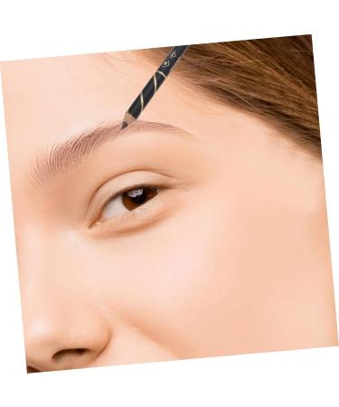 TOVINANNA White Toiletry Bottles 28 Pcs Two-in-one Eyebrow Pencil Brow Drawing Pens Liner Eyebrow Comb Woman Eyebrow Brush Wooden - Buy Online on GoSupps.com