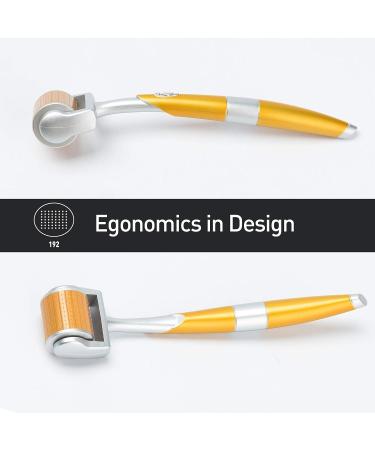 Antiage27 Regen Premium Titanium Microdermabrasion Derma Roller for Face - 192 Needles (0.25mm) - Includes Storage Case & Head Protector - Buy Online on GoSupps.com