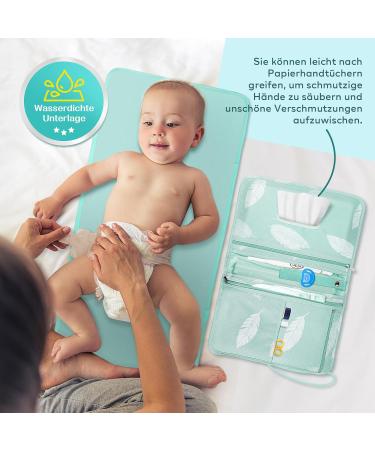 Nesritoy Baby Diaper Bag with Diaper Pad | Spacious & Compact On-the-Go Design (31x22cm) - Perfect for International Travel - Buy Online on GoSupps.com