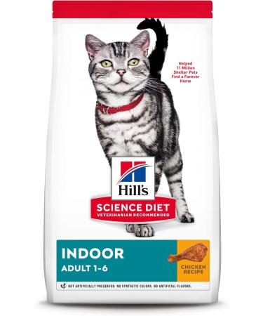 Hill's Science Diet Adult Indoor Dry Cat Food Chicken Recipe 7 lb Bag & Adult Oral Care Chicken Recipe Dry Cat Food for Dental Health 7 lb Bag - Buy Online on GoSupps.com