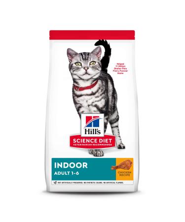 Hill's Science Diet Dry Cat Food, Adult, Indoor, Chicken Recipe, 3.5 lb. Bag 7 Pound (Pack of 1)