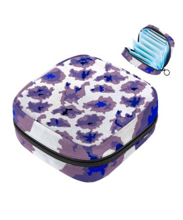 Menstruation bag zipper women's napkin bag tampons collective bag for women and girls (colorful batik coloring) Color 5