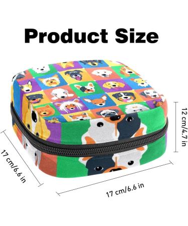 Shop Cute Animal Women's Napkin Storage Pockets - Portable Menstrual Cup & Bandage Bags - Buy Online on GoSupps.com