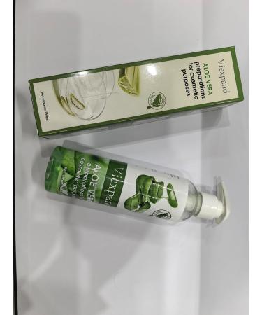 Viexpand Organic Aloe Vera Gel for Face & Body 96% Pure Aloe Gel Made within 12 Hours of Harvest Ideal for Skin Scalp & Hair Hydration Calming Moisturizer for Soothing After Sun Care Relief 7oz - Buy Online on GoSupps.com
