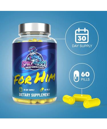 Too Hard Pill for Men - Increase Confidence, Stamina, Energy | Horny Goat Weed | Made in USA (60 Pills) - Buy Online on GoSupps.com
