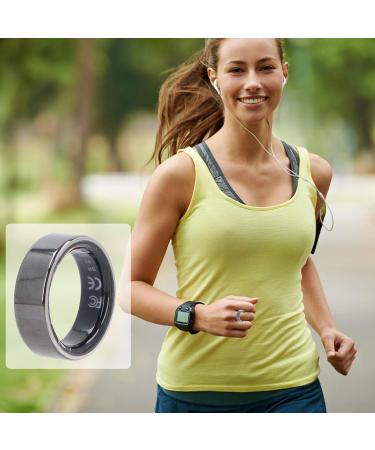 Buy Smart Sleep Monitoring Ring - High Accuracy Health Tracker | Black Rust-Free Portable for Sports - Buy Online on GoSupps.com